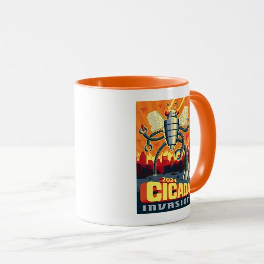 Robot Cicada Mok (Voorkant rechts)