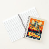Robot Cicada Notitieboek (Binnen)