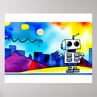 Robot City Poster
