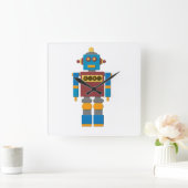 Robot Clock Vierkante Klok (Huis)