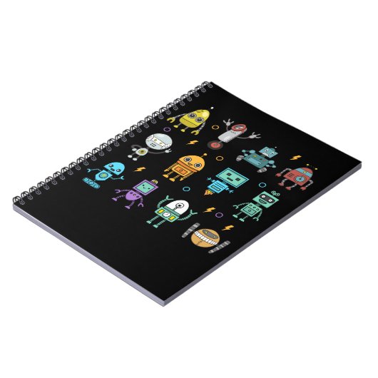 Robot Collectie Funny Robotics Notitieboek (Linkerzijde)