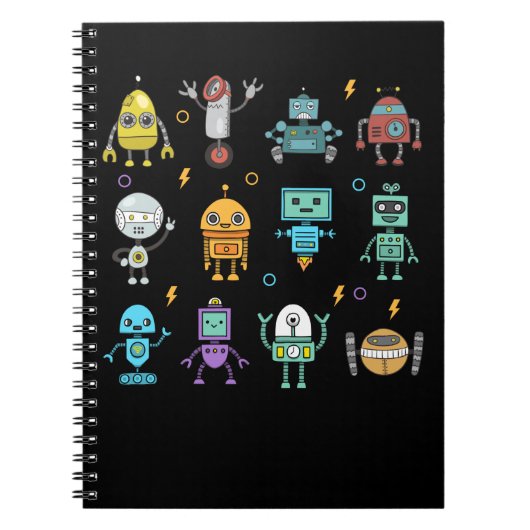 Robot Collectie Funny Robotics Notitieboek (Voorkant)