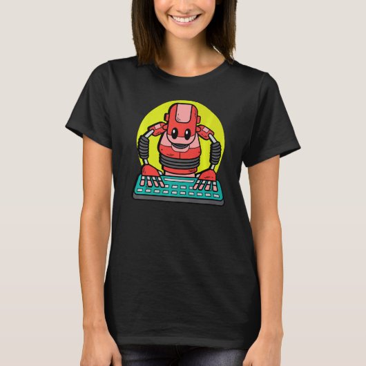 Robot Computer Engineer T-shirt (Voorkant)