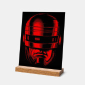 Robot Cop Helmet Acryl Bord (Hoek)