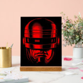 Robot Cop Helmet Acryl Bord (Huwelijk)