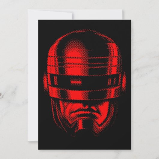 Robot Cop Helmet Kaart (Voorkant)