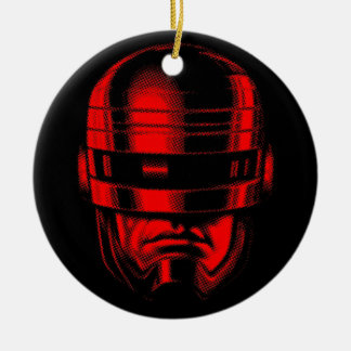 Robot Cop Helmet Keramisch Ornament