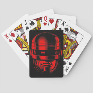 Robot Cop Helmet Pokerkaarten