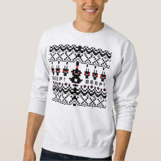 Robot "Cross Stitch" kerstshirt Trui
