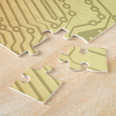 robot cyborg puzzel legpuzzel (Zijkant)