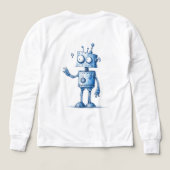 Robot De Cartoon Buddy — Style Dessiné À La Main (Motif verso)