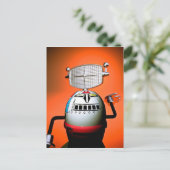 Robot de jouet recadré 03 Carte postale (Debout devant)