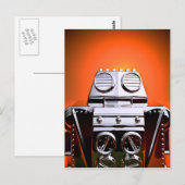 Robot de jouet recadré 04 Carte postale (Devant / Derrière)