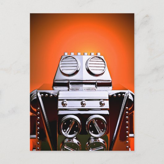 Robot de jouet recadré 04 Carte postale (Devant)