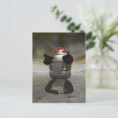 Robot de jouets sur une planète Alien Carte postal (Debout devant)