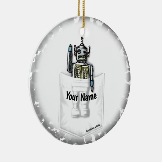 Robot de poche ornement (Droite)