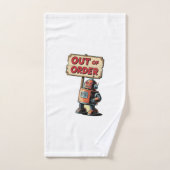robot des années 50 (Serviette à main)