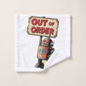 robot des années 50 (Gant de toilette)
