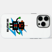 ROBOT DESIGN IPHONE CASE (Achterkant (horizontaal))