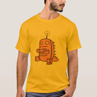 Robot Dino - Oranje T-shirt