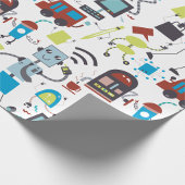 Robot Doodles Cadeaupapier