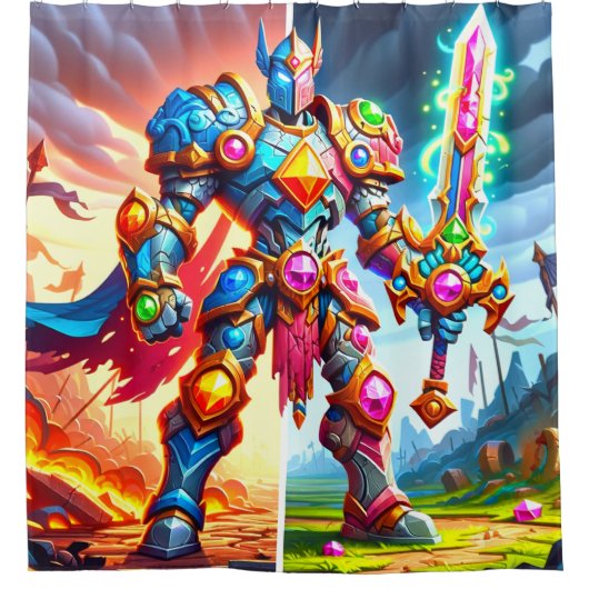 Robot Douchegordijn (Voorkant)