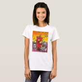 Robot en de honingbijen t-shirt (Voorkant volledig)