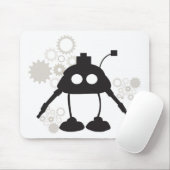 Robot en Gears Mousepad Muismat (Met muis)