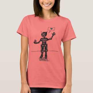Robot en Kitten zijn vrienden T-shirt