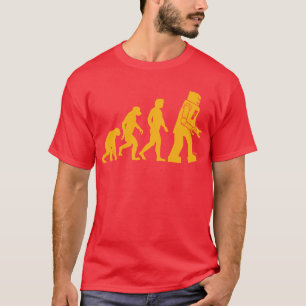 Robot Evolution Sheldon Cooper Big Bang Theory T-shirt