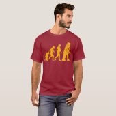 Robot Evolution Sheldon Cooper Big Bang Theory T-shirt (Voorkant volledig)