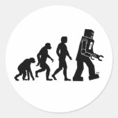 Robot Evolution Sticker (Voorkant)