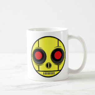 Robot Face Café Mug