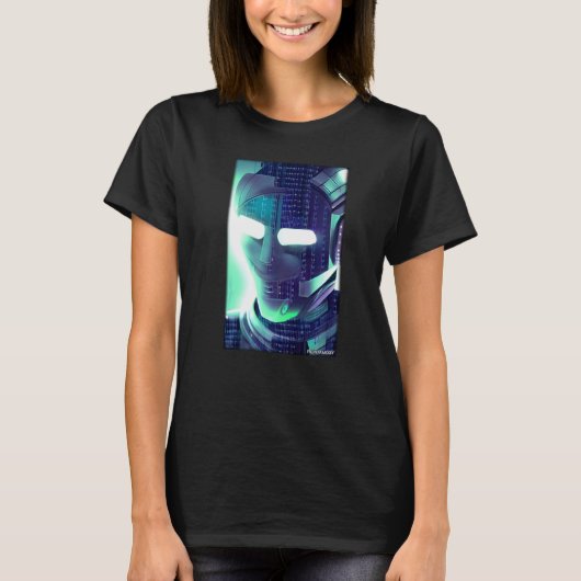Robot Future Technology Science Sci Fi Machine T-shirt (Voorkant)