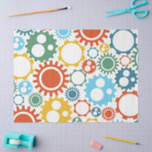 Robot Gears Pattern Tissuepapier (Craft)