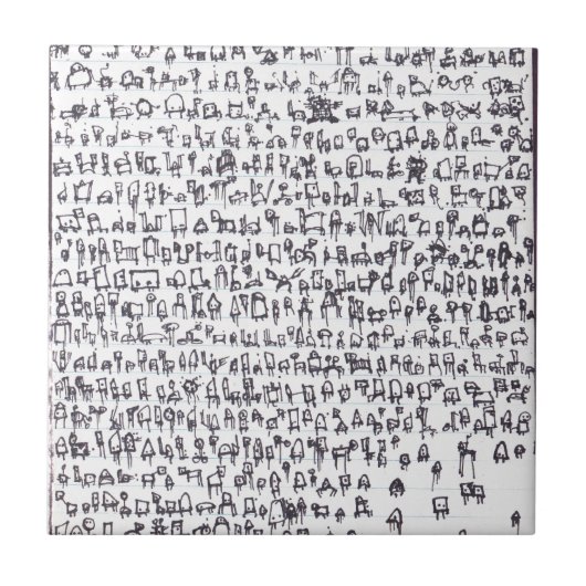 Robot Genome 001 Tegeltje (Voorkant)