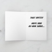 Robot Get Well Soon Card Kaart (Binnen)