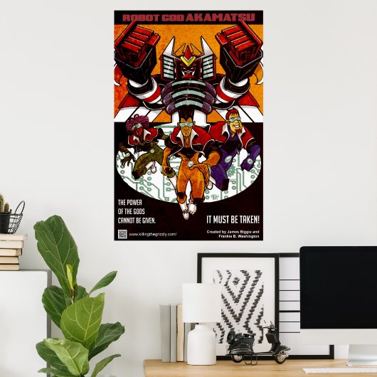 Robot God Akamatsu Poster 1 (Thuiskantoor)