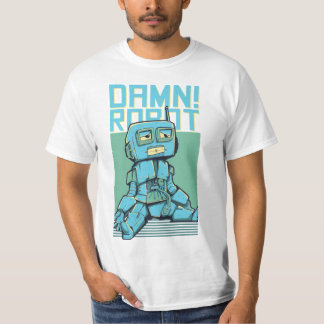 Robot graphique T-shirt homme