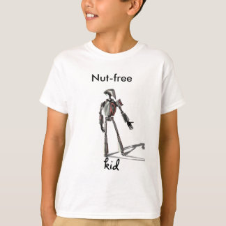 Robot guy - Diervoeders geen noten T-shirt