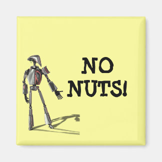 Robot guy - Voed geen noten Magneet
