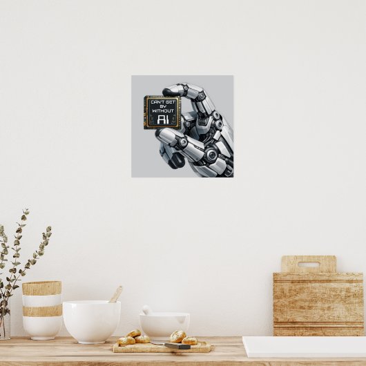 Robot Hand Poster (Keuken)
