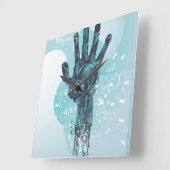 Robot Hand Wall klok (Hoek)