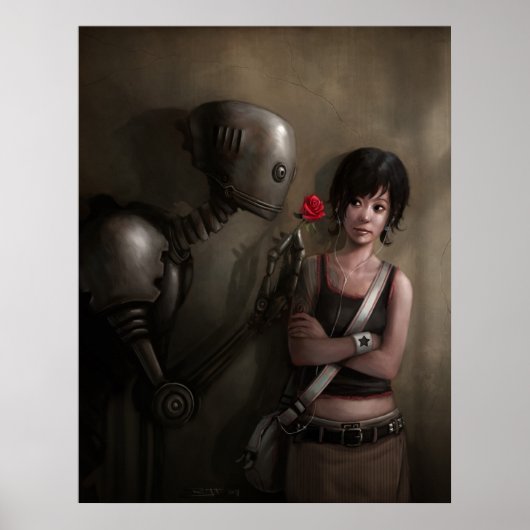 Robot in Love Poster (Voorkant)