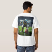 Robot jouer football graphique Tshirt (Dos entier)