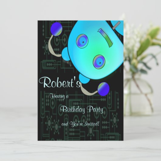 Robot Kaart (Staand voorkant)