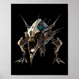 Robot Krab Sticker Poster