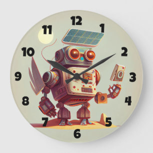 Robot Large Clock Grote Klok