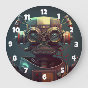 Robot Large Clock Grote Klok