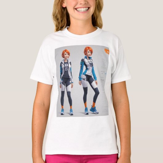 Robot logo design t-shirt (Voorkant)